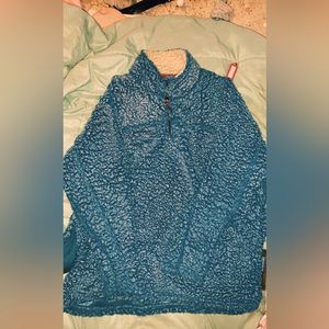 Blue Sherpa Sweatshirt.💙🍂